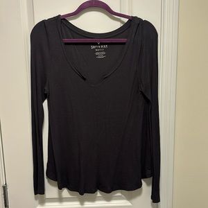 American Eagle Soft and Sexy Waffle Longsleeve